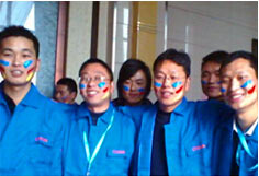 超前涂料90同學會現(xiàn)場！河南真石漆知名品牌